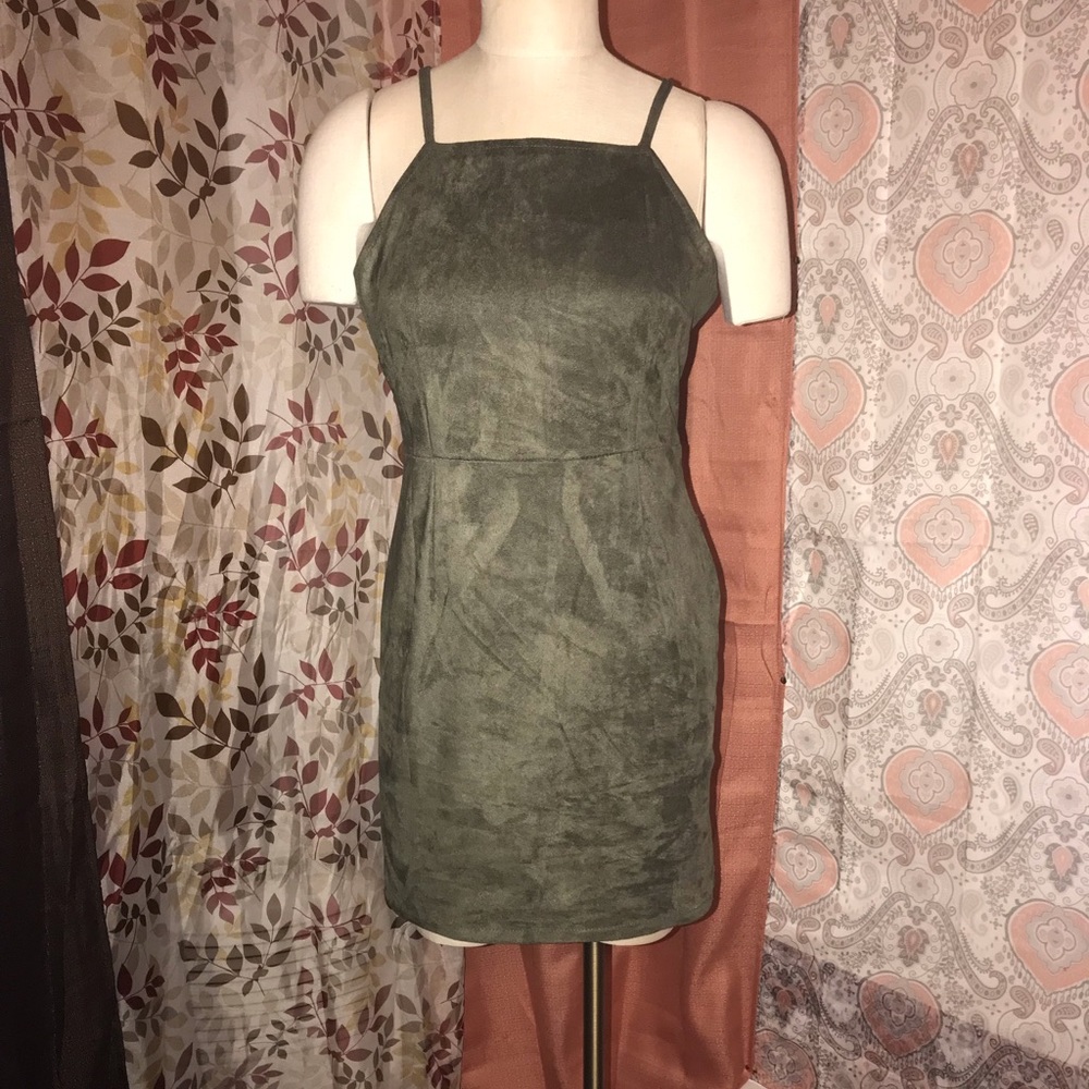 Suede dress
